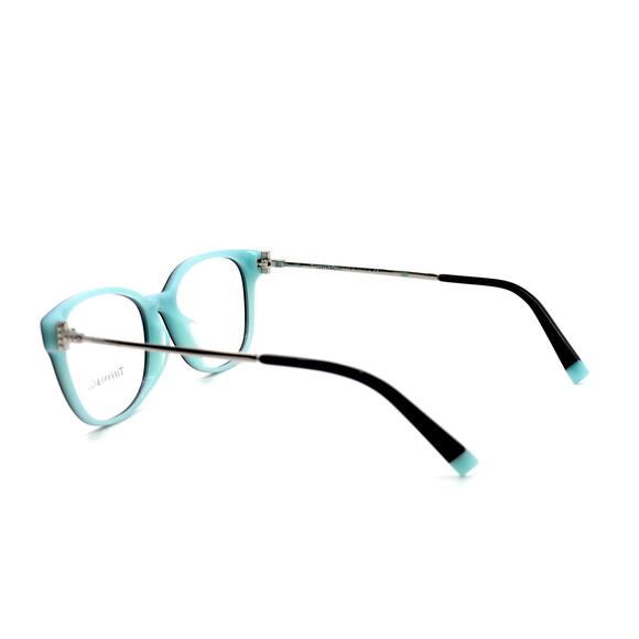 TIFFANY&CO TF2177 8055 BLACK ON TIFFANY BLUE EYEGLASSES FRAME - Picture 4 of 10